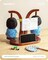 Yarn Holder Magnetic, Wooden Yarn Ball Holder with T-Shaped Holder & Phone Stand